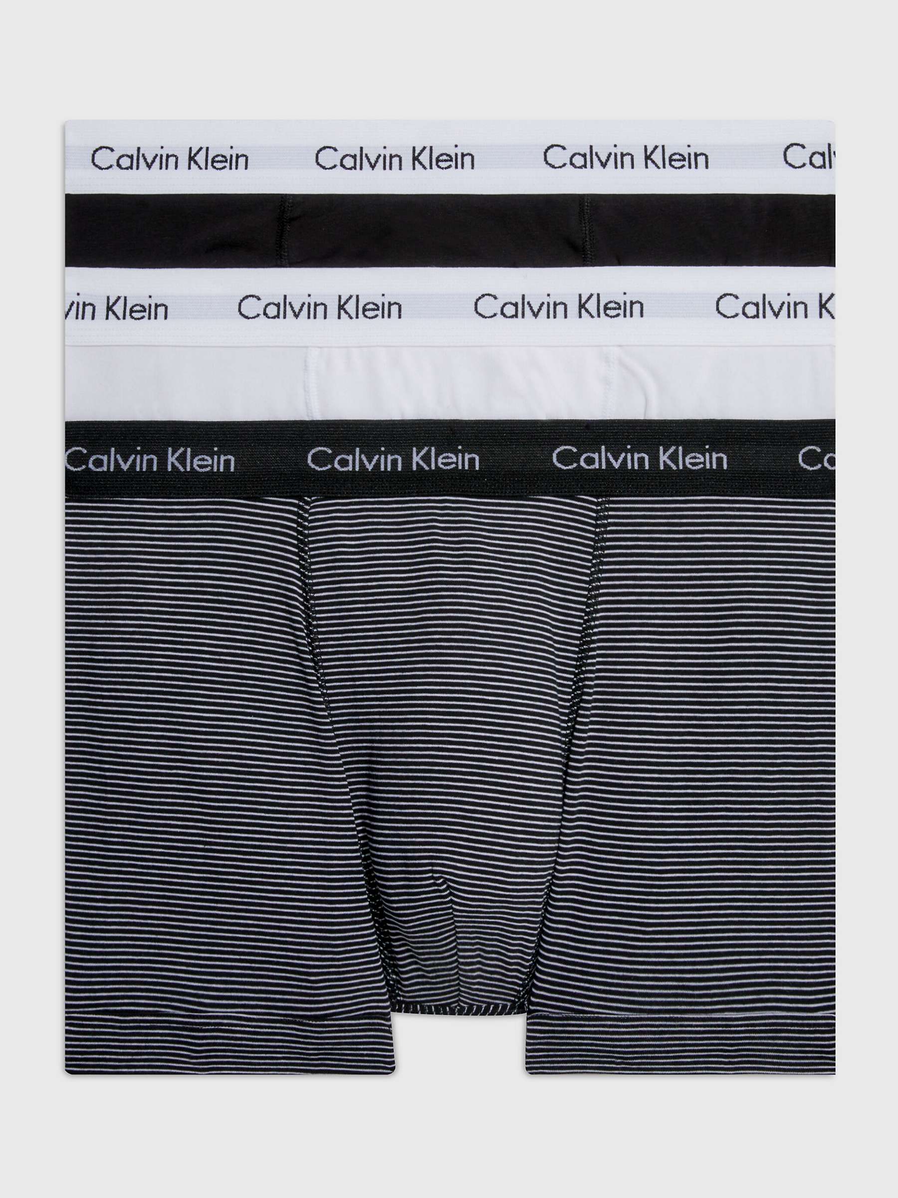 Buy Calvin Klein Cotton Stretch Trunks, Pack of 3 Online at johnlewis.com