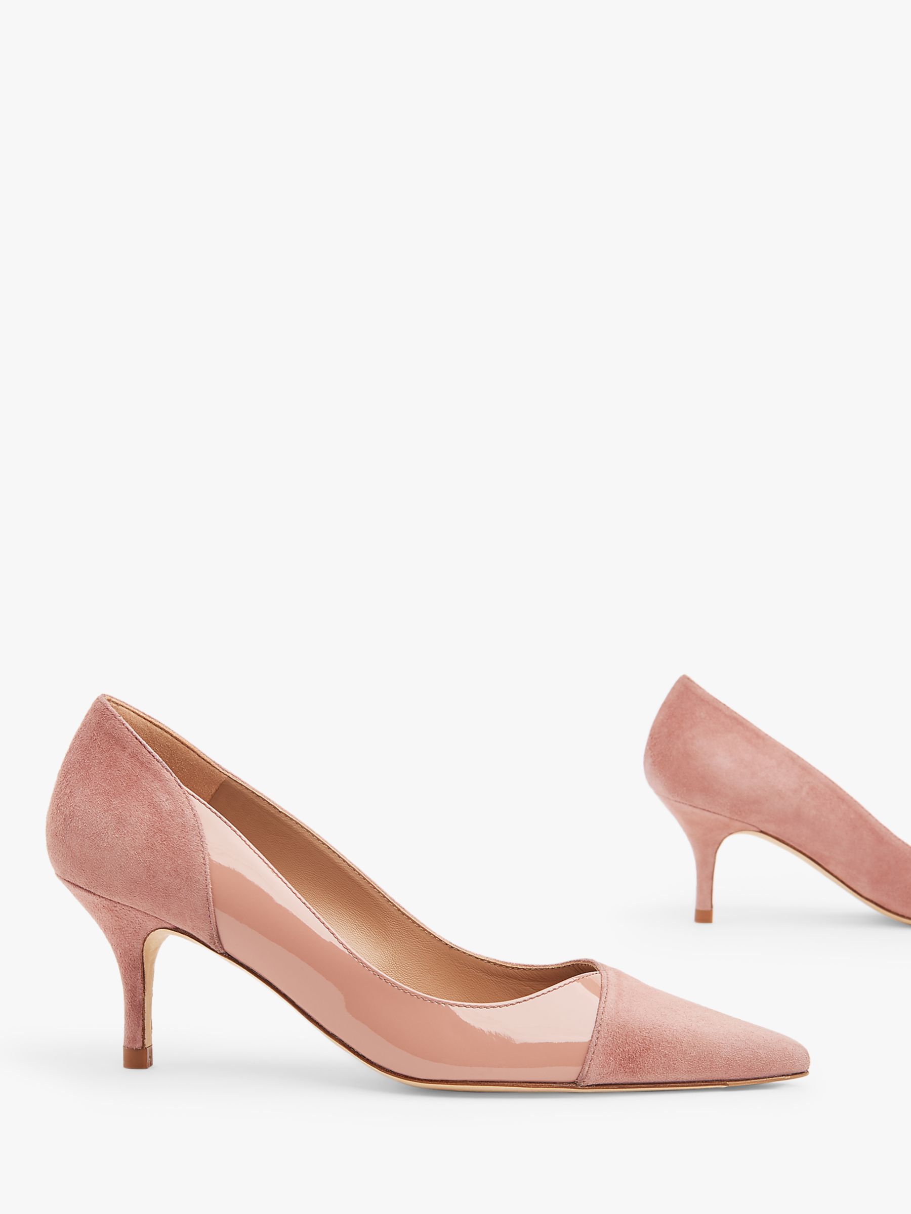 lk bennett pink court shoes