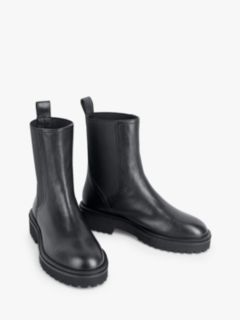 HUSH Nash Leather Chelsea Boots Black 5