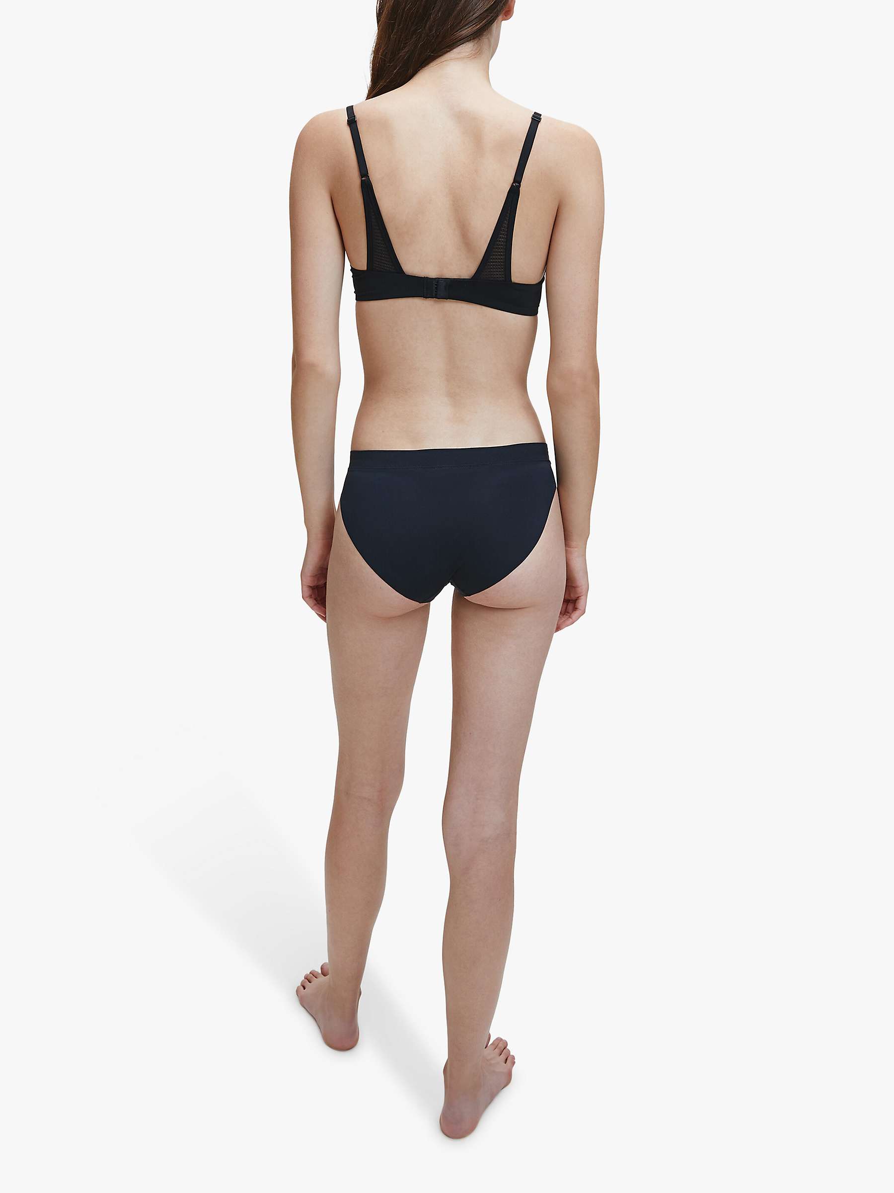 Buy Calvin Klein Cut Out Bikini Briefs, Black Online at johnlewis.com