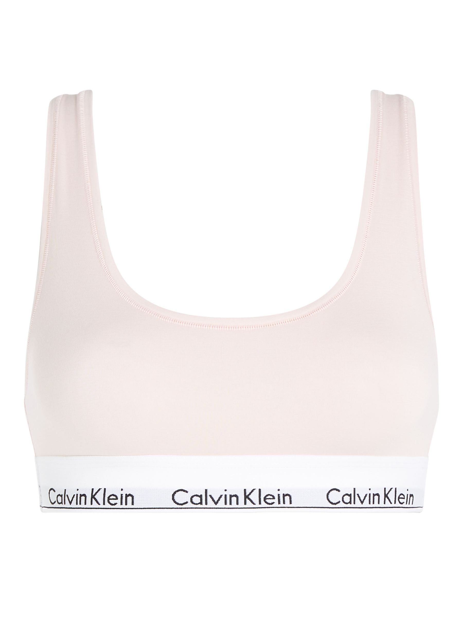 Calvin Klein Modern Cotton Bralette, Nymph's Thigh at John Lewis & Partners