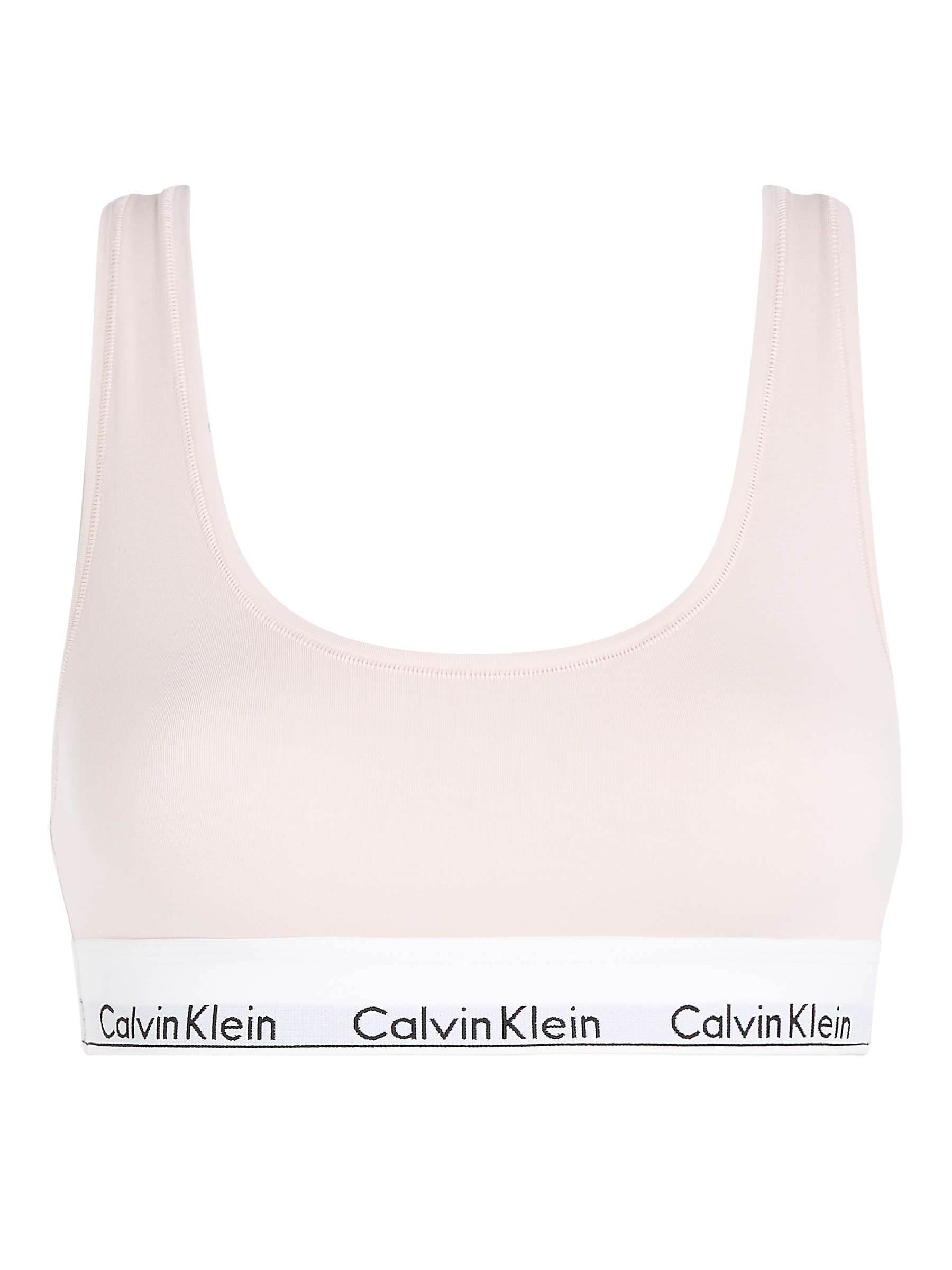 Calvin Klein Modern Cotton Bralette, Nymph's Thigh at John Lewis & Partners