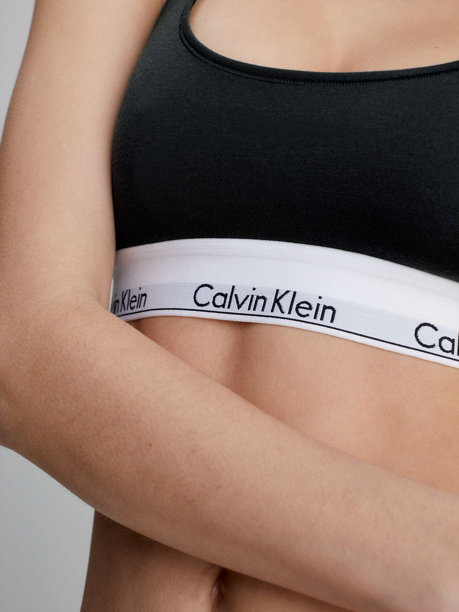 Calvin Klein Women Modern Cotton Plus Bralette Black