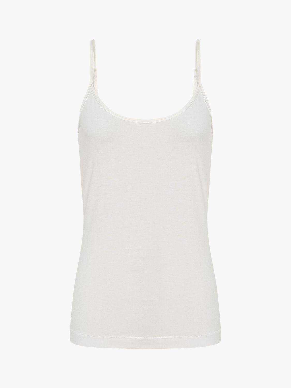 Reiss Milly Jersey Cami Top, White at John Lewis & Partners