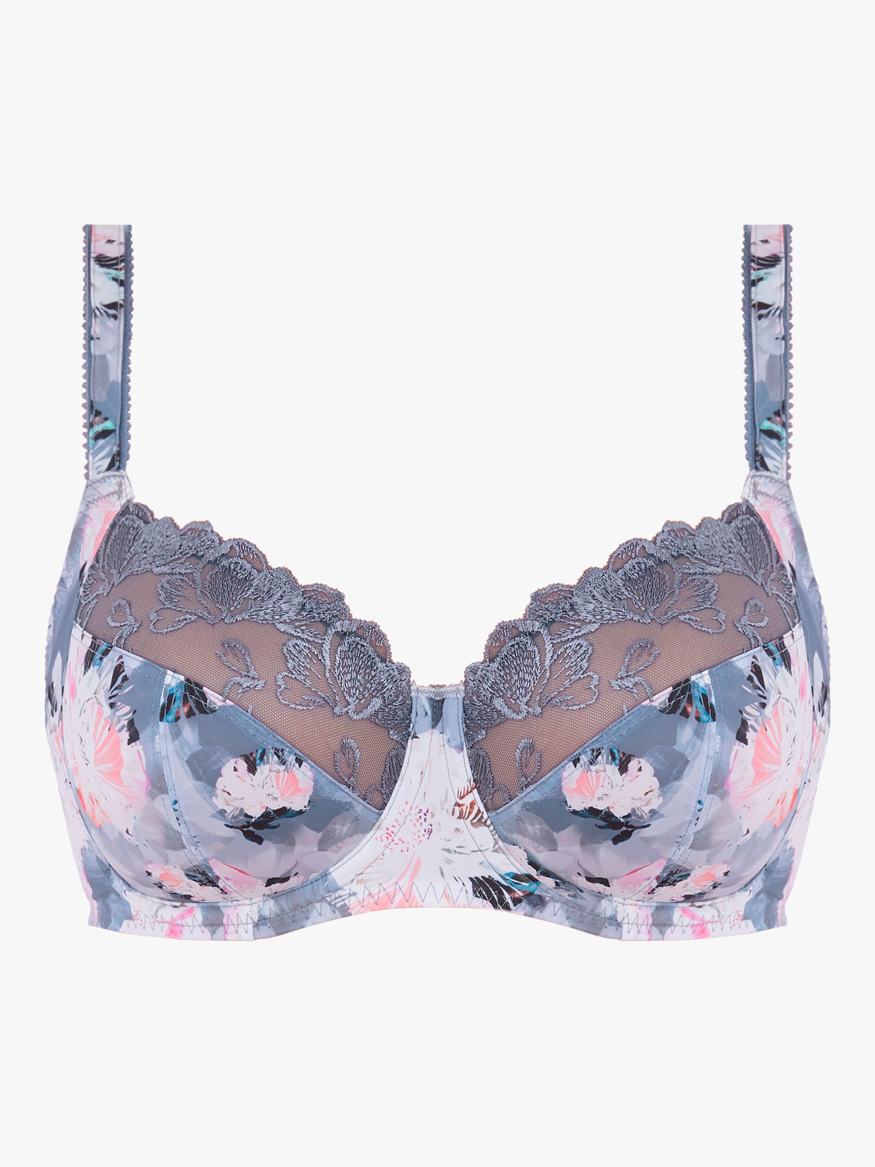 Fantasie Corryn Underwired Side Support Bra Blue At John Lewis And Partners