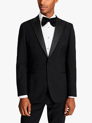 Reiss Poker Performance Modern Fit Dress Suit Jacket, Black