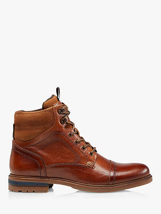 Dune Candor Toe Cap Leather Worker Boots