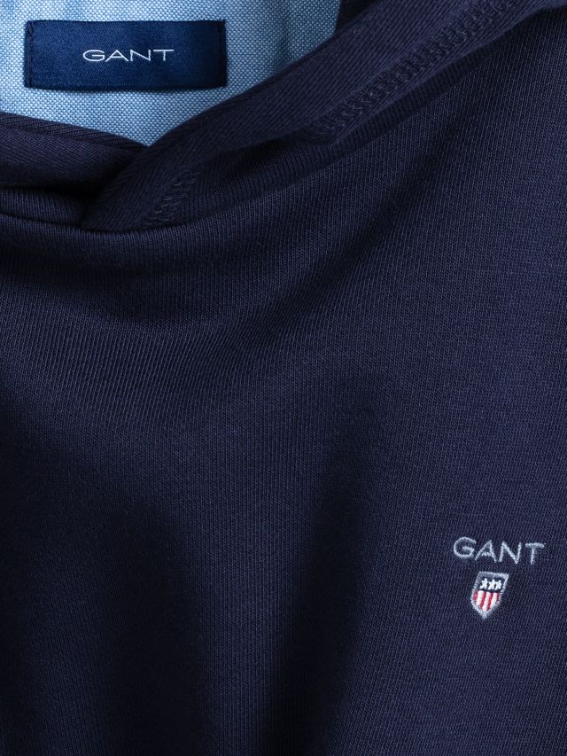 GANT Boys Original Raglan Sleeve Hoodie Blue 7 8 years