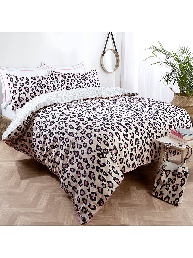 Tabitha Webb Leopard Duvet Cover Set, Leopard Print Super King Size Bedding