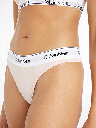 Calvin Klein Modern Cotton Thong, Nymphs Thigh