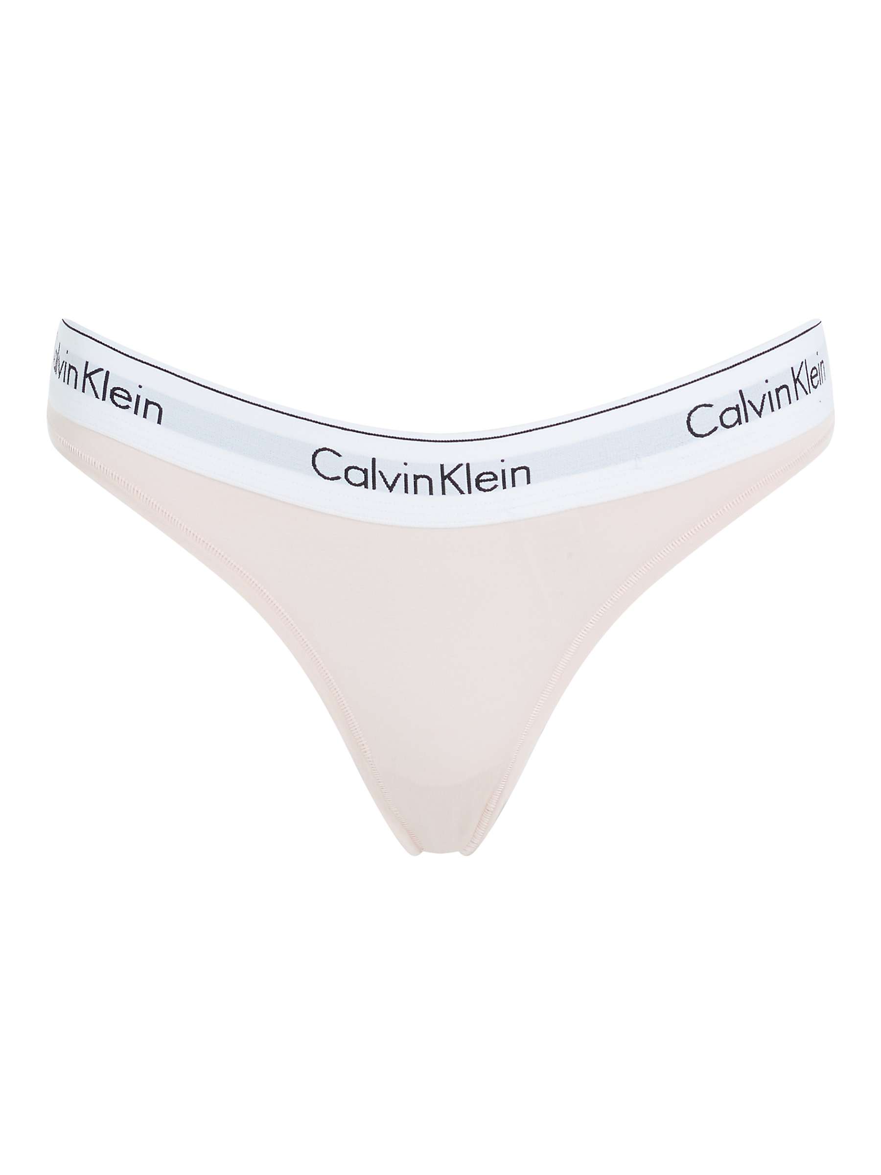 Buy Calvin Klein Modern Cotton Thong Online at johnlewis.com