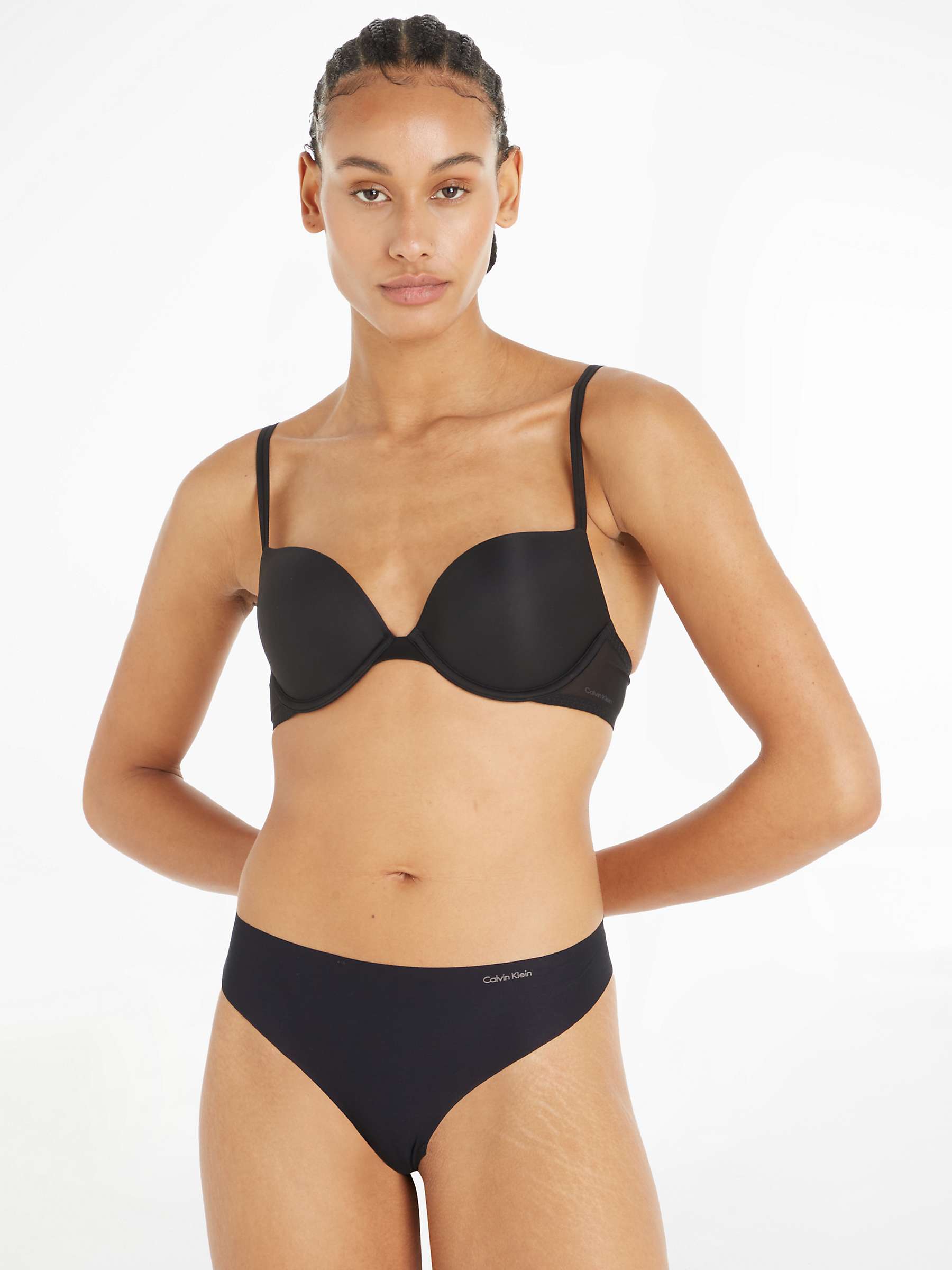 Buy Calvin Klein Invisibles Thong Online at johnlewis.com