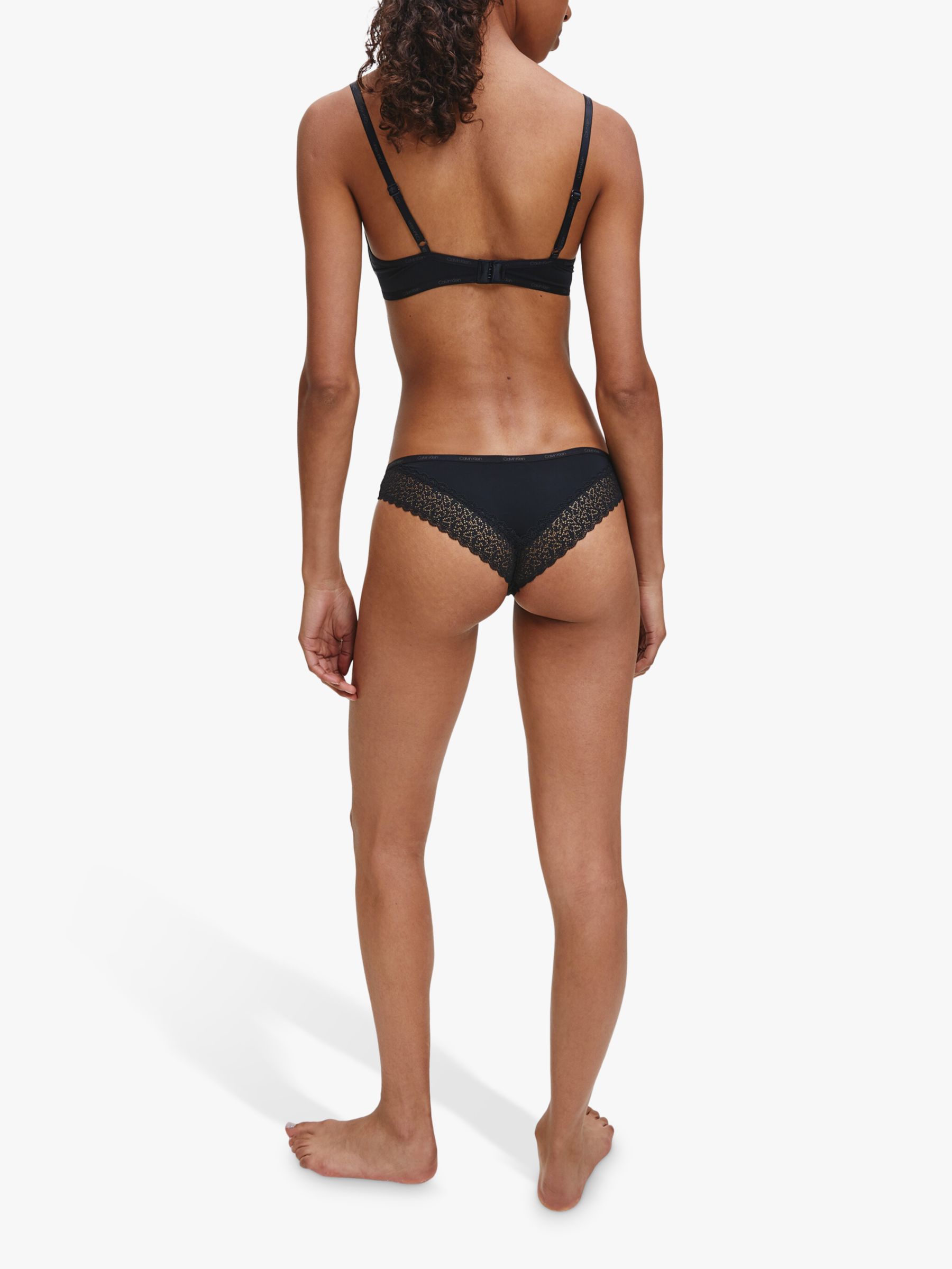 Calvin Klein Flirty Bikini Briefs, Black, XS