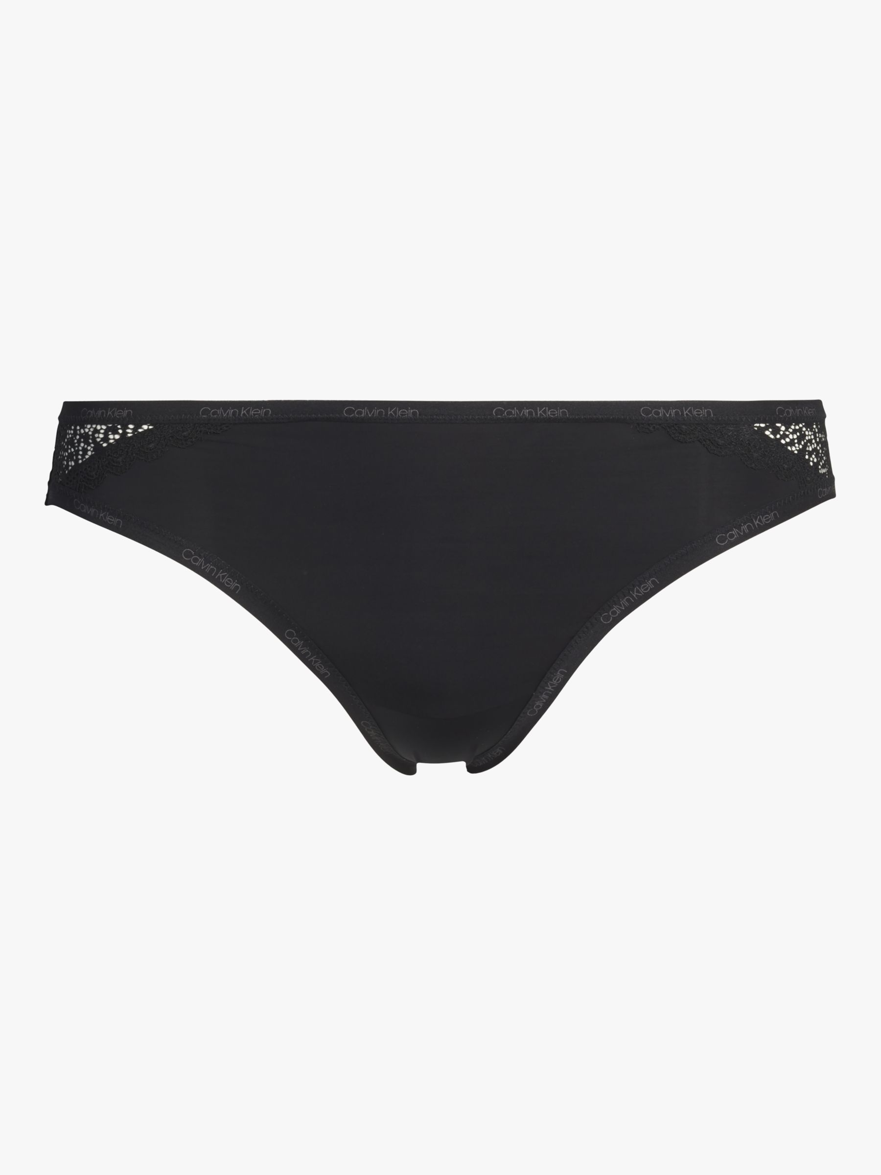 Buy Calvin Klein Flirty Bikini Briefs, Black Online at johnlewis.com