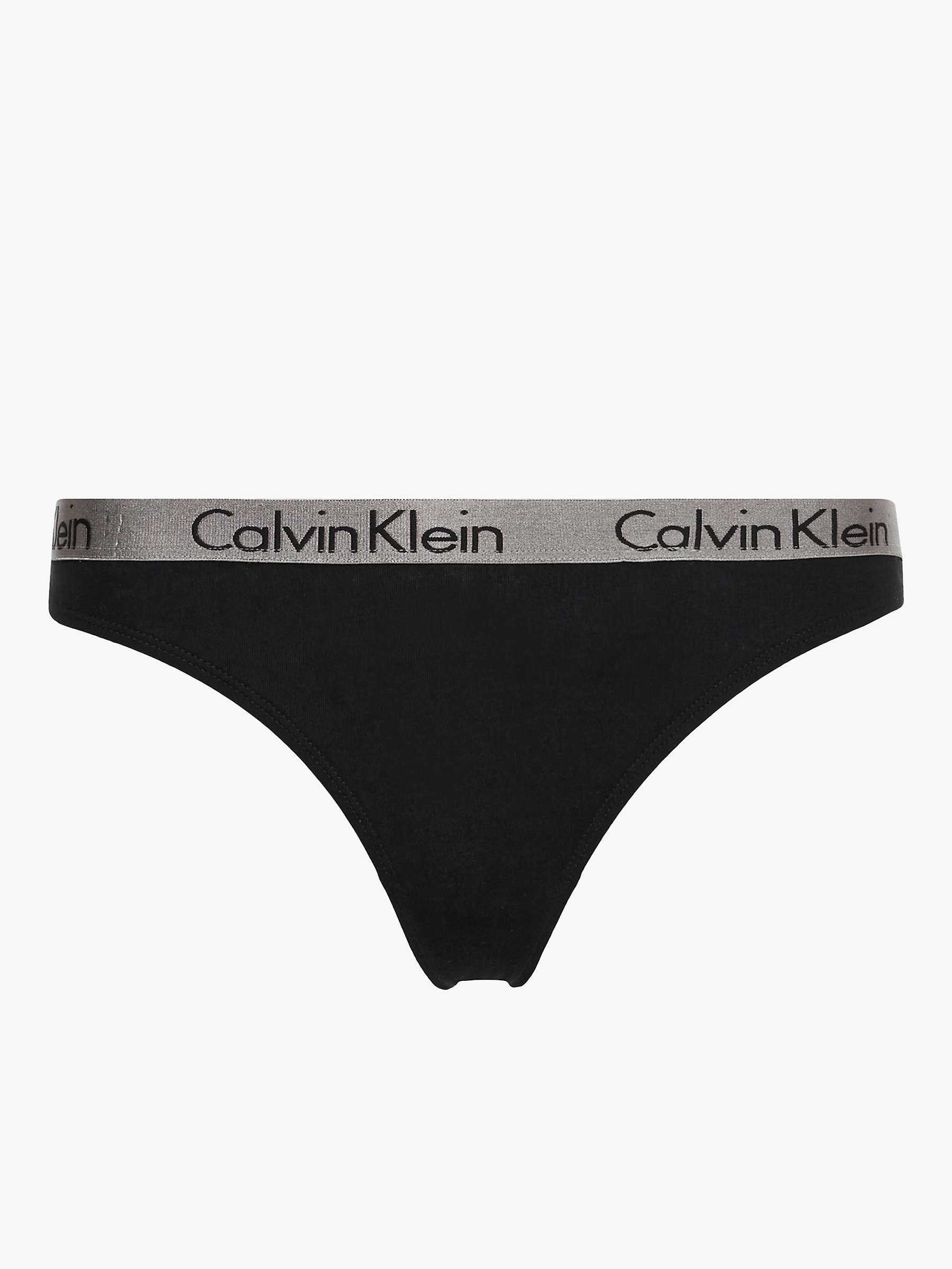 Buy Calvin Klein Radiant Cotton Thong Online at johnlewis.com