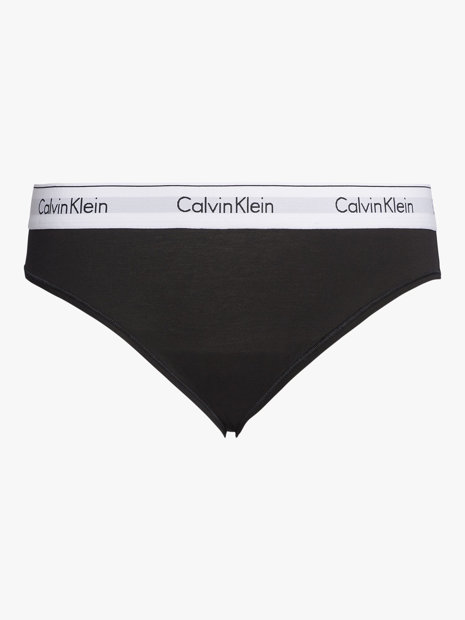 Calvin Klein Curve Modern Cotton Bikini Knickers, Black