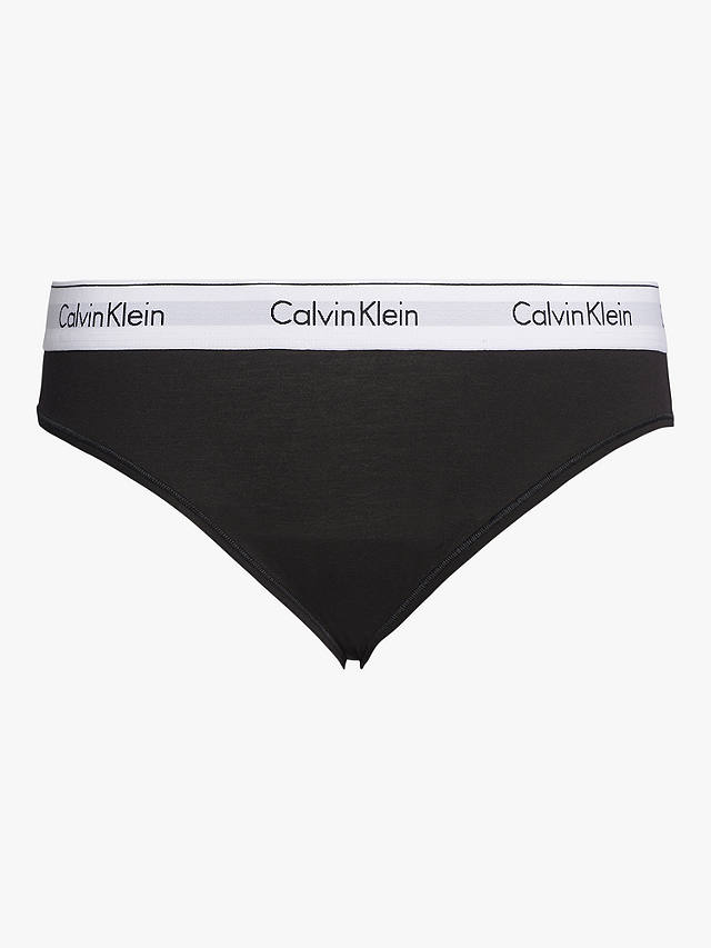 Calvin Klein Modern Cotton Bikini Knickers, Black