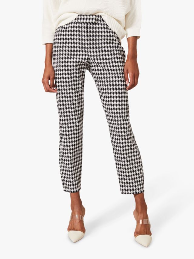 Cool Black and white pied de poule Pant, Vegan, Organic Cotton