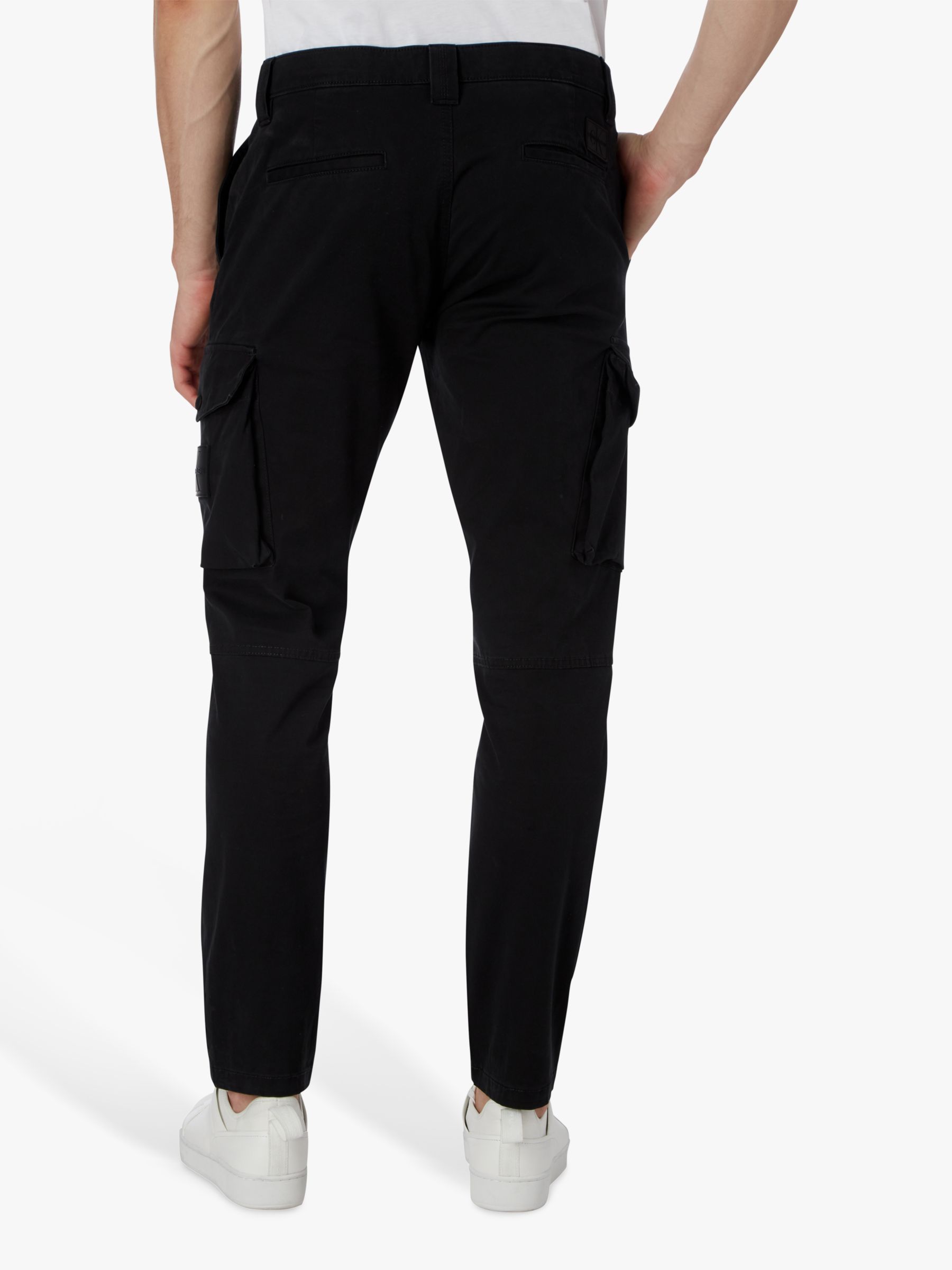 Calvin Klein Jeans Skinny Fit Cargo Trousers, CK Black
