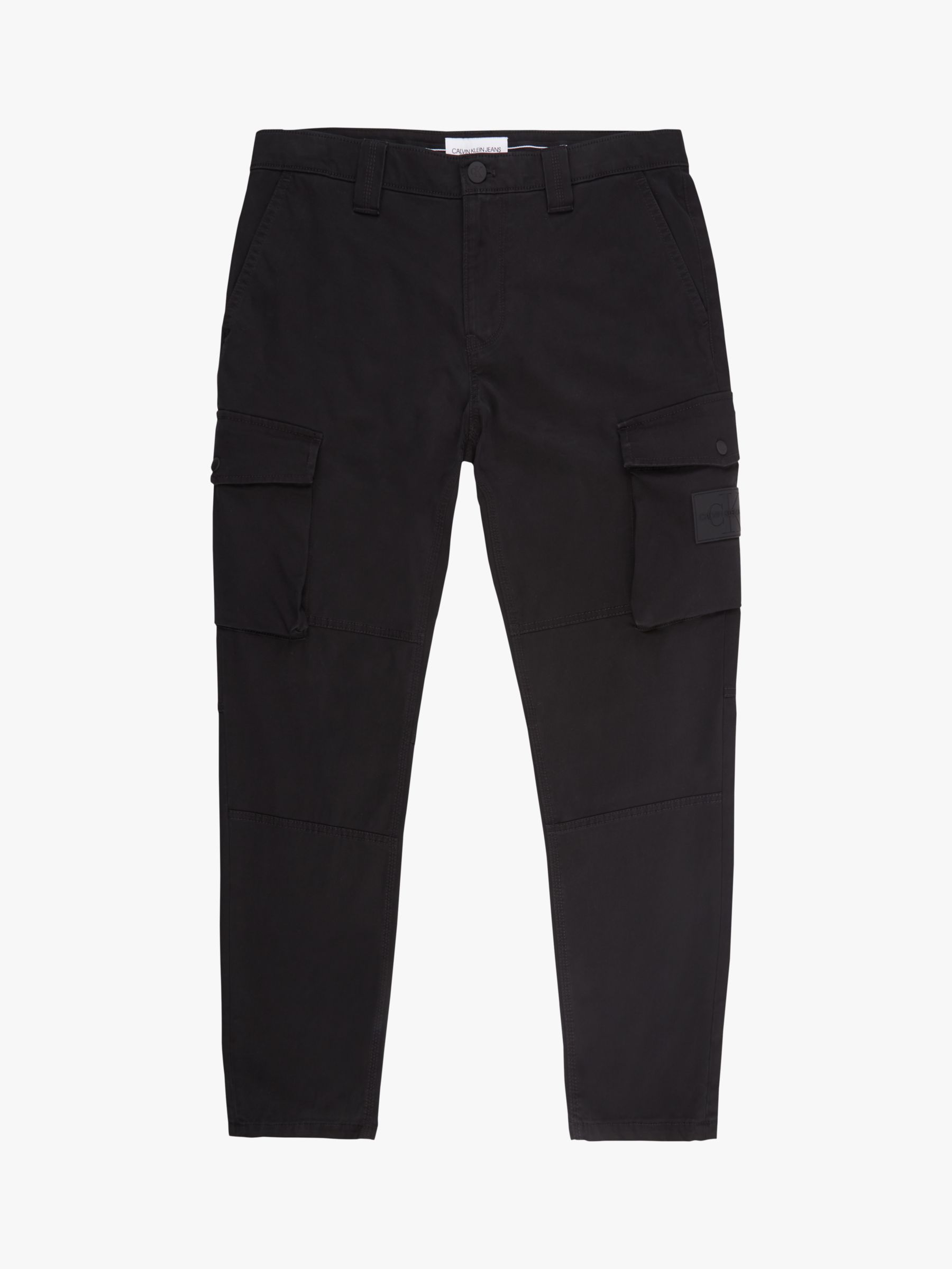Calvin Klein Jeans Skinny Fit Cargo Trousers, CK Black