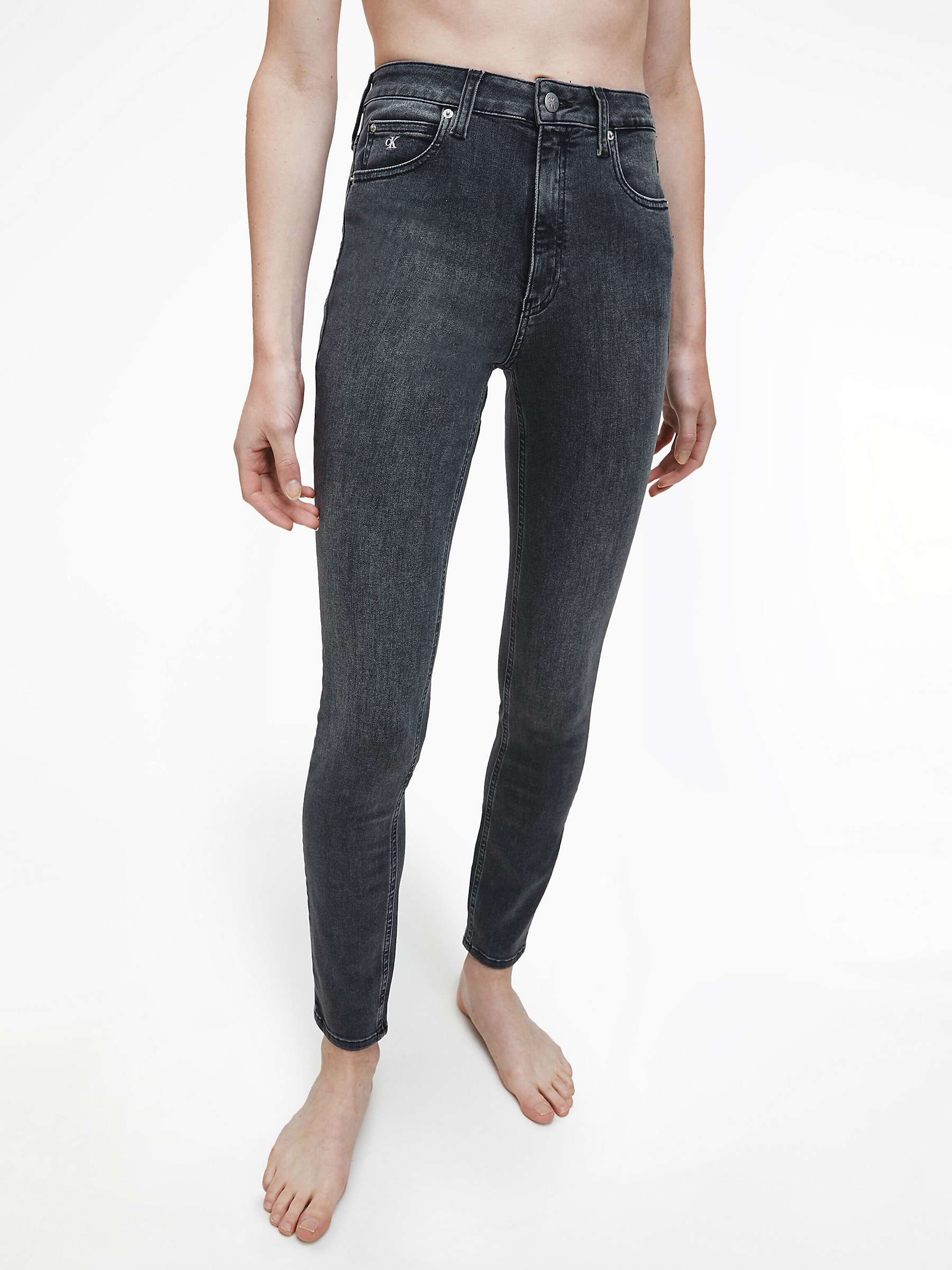Buy Calvin Klein High Rise Monogram Skinny Jeans Online at johnlewis.com