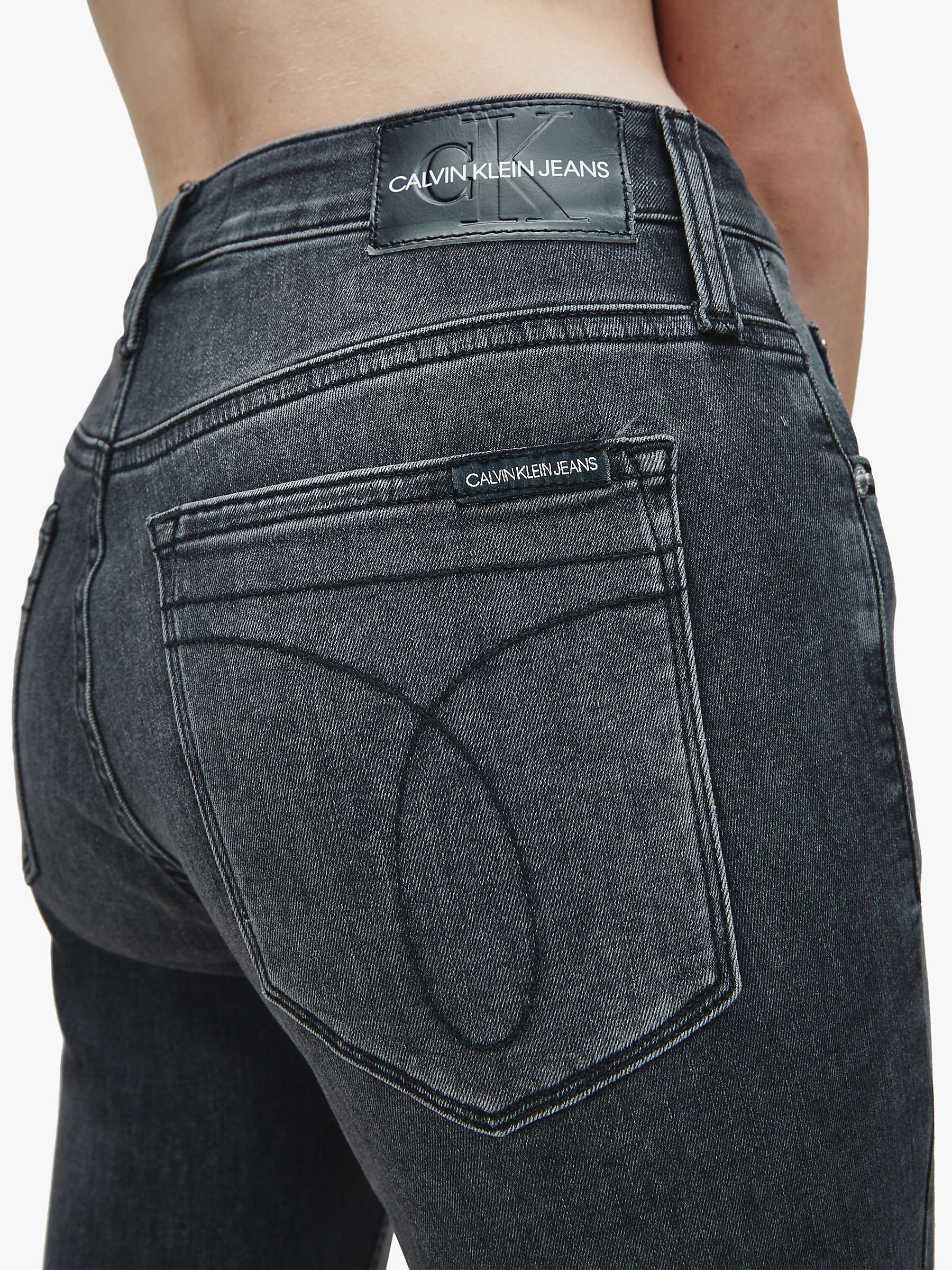 Buy Calvin Klein High Rise Monogram Skinny Jeans Online at johnlewis.com