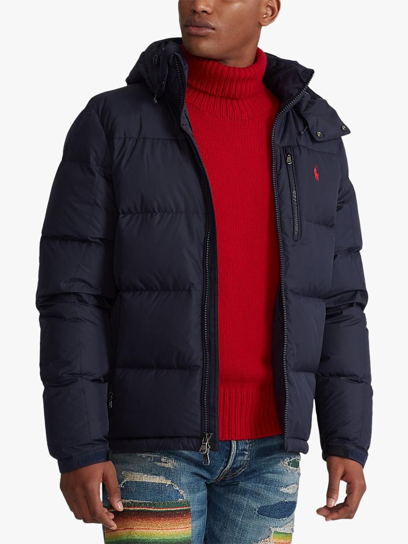 Mens Clothing Jackets Down and padded jackets for Men Red Polo Ralph Lauren Synthetic Freestyle Nylon Jacket in Red/Blue 