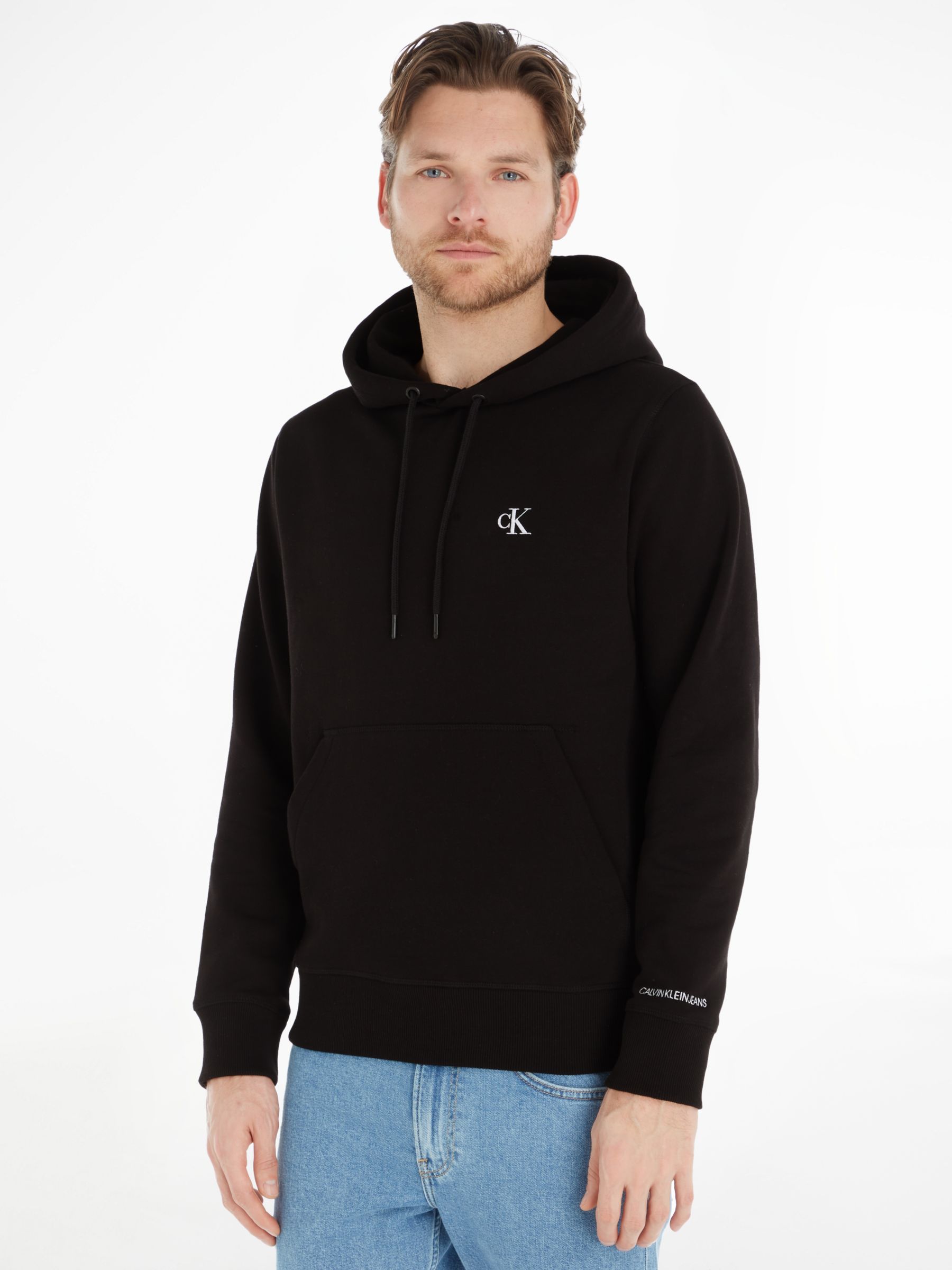 Calvin Klein Essential Cotton Blend Logo Hoodie