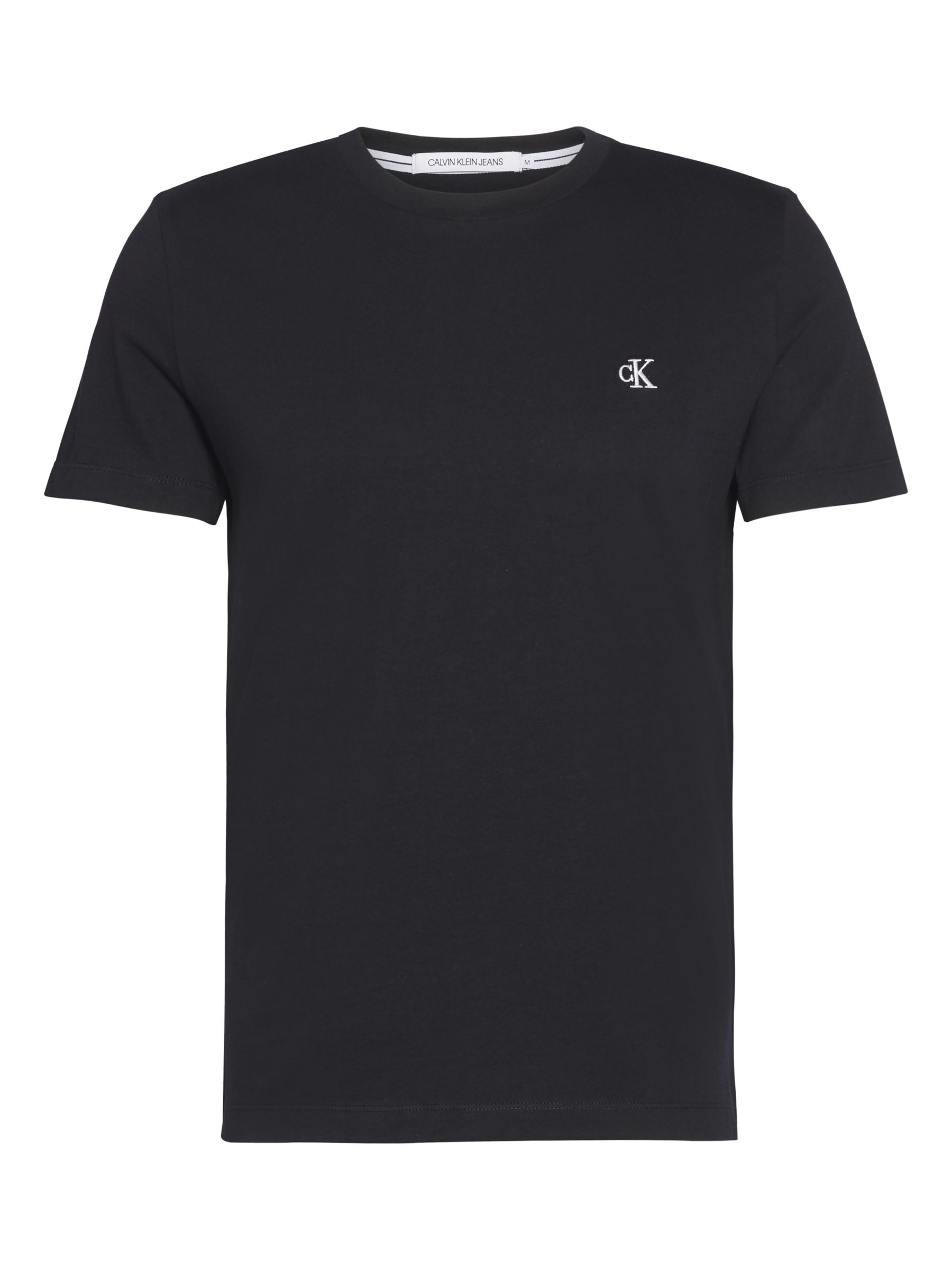 Calvin Klein Jeans Essential Regular Fit T-Shirt, CK Black at John ...