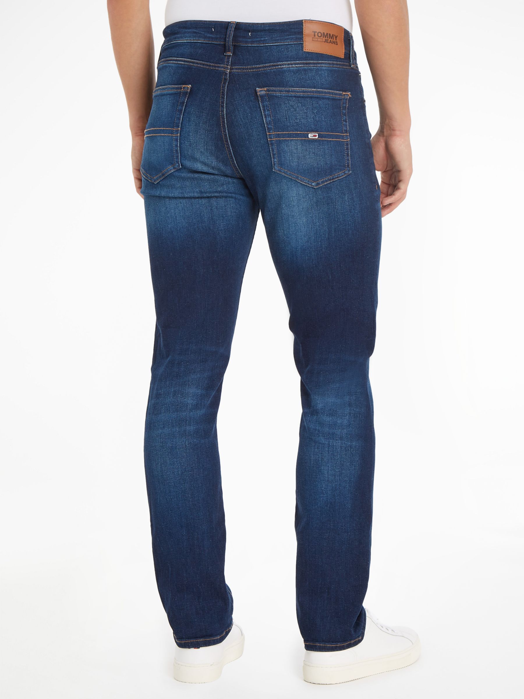 Tommy Jeans Relaxed Straight Jeans, Aspen Dark Blue Stretch at John ...