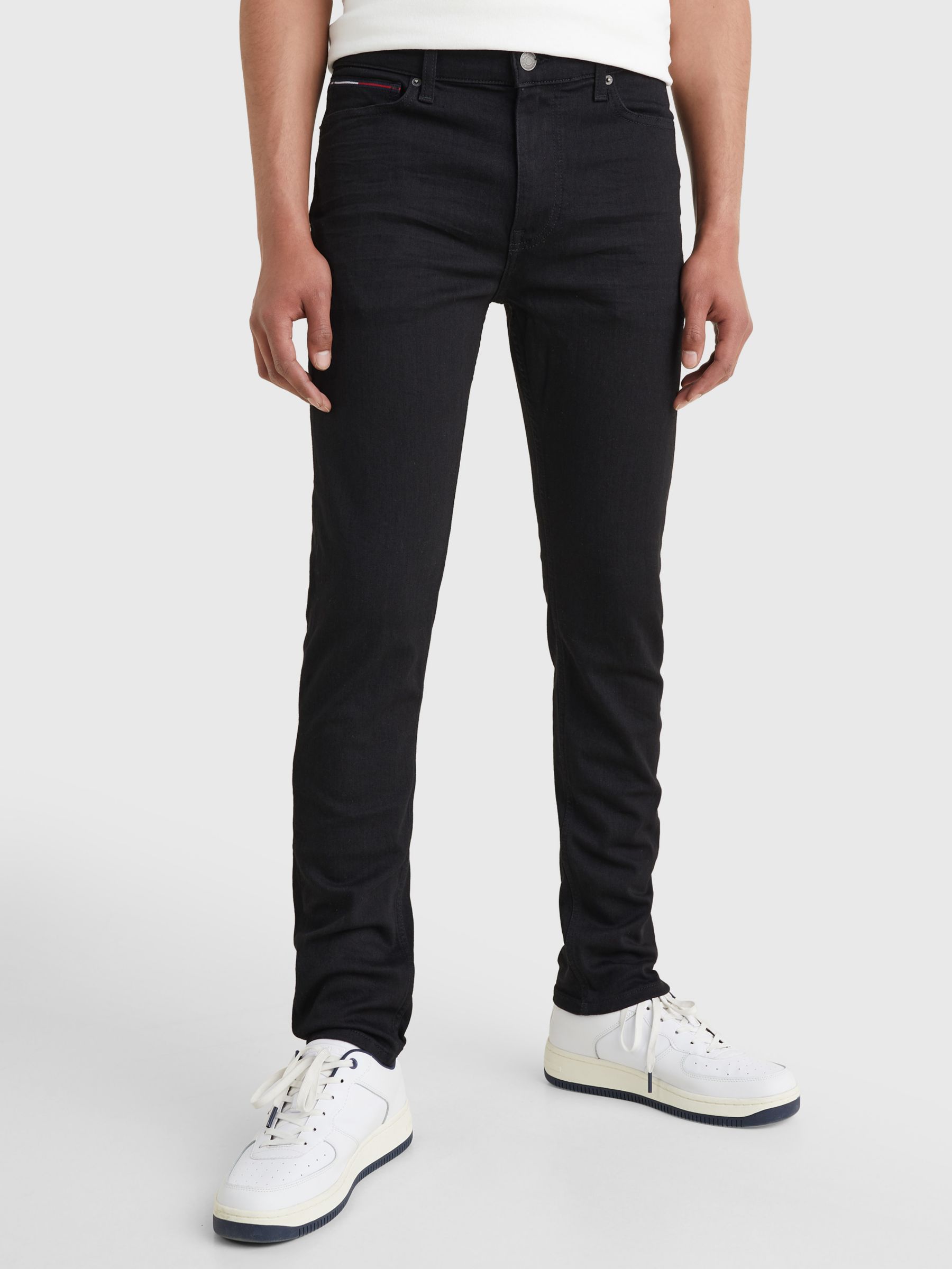 Tommy Jeans Skinny Fit Jeans, New Black Stretch, 30S