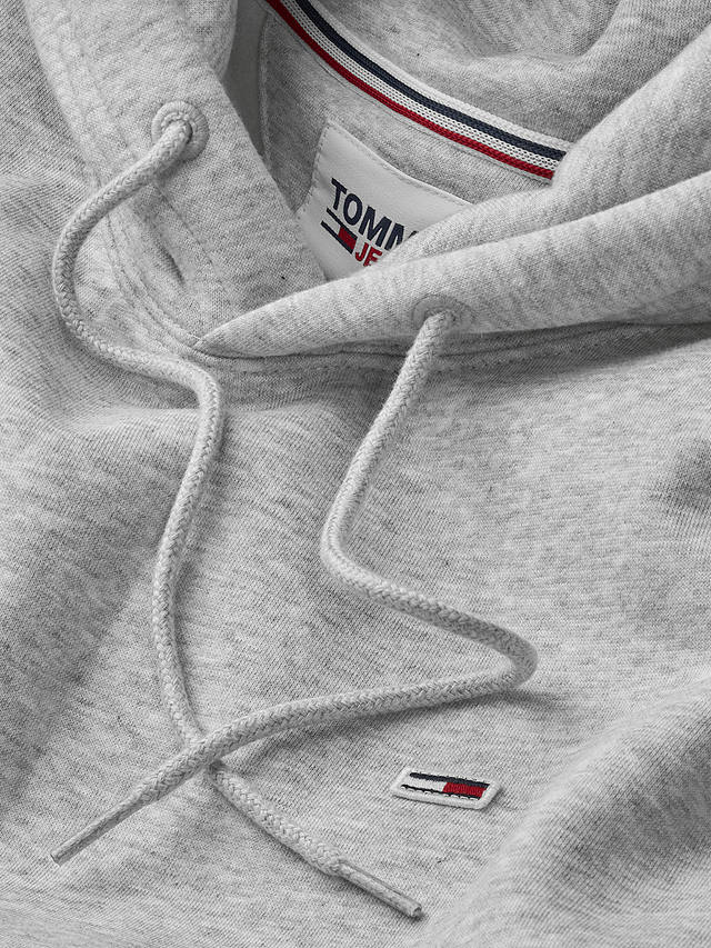 Tommy Hilfiger Small Flag Hoodie, Light Grey