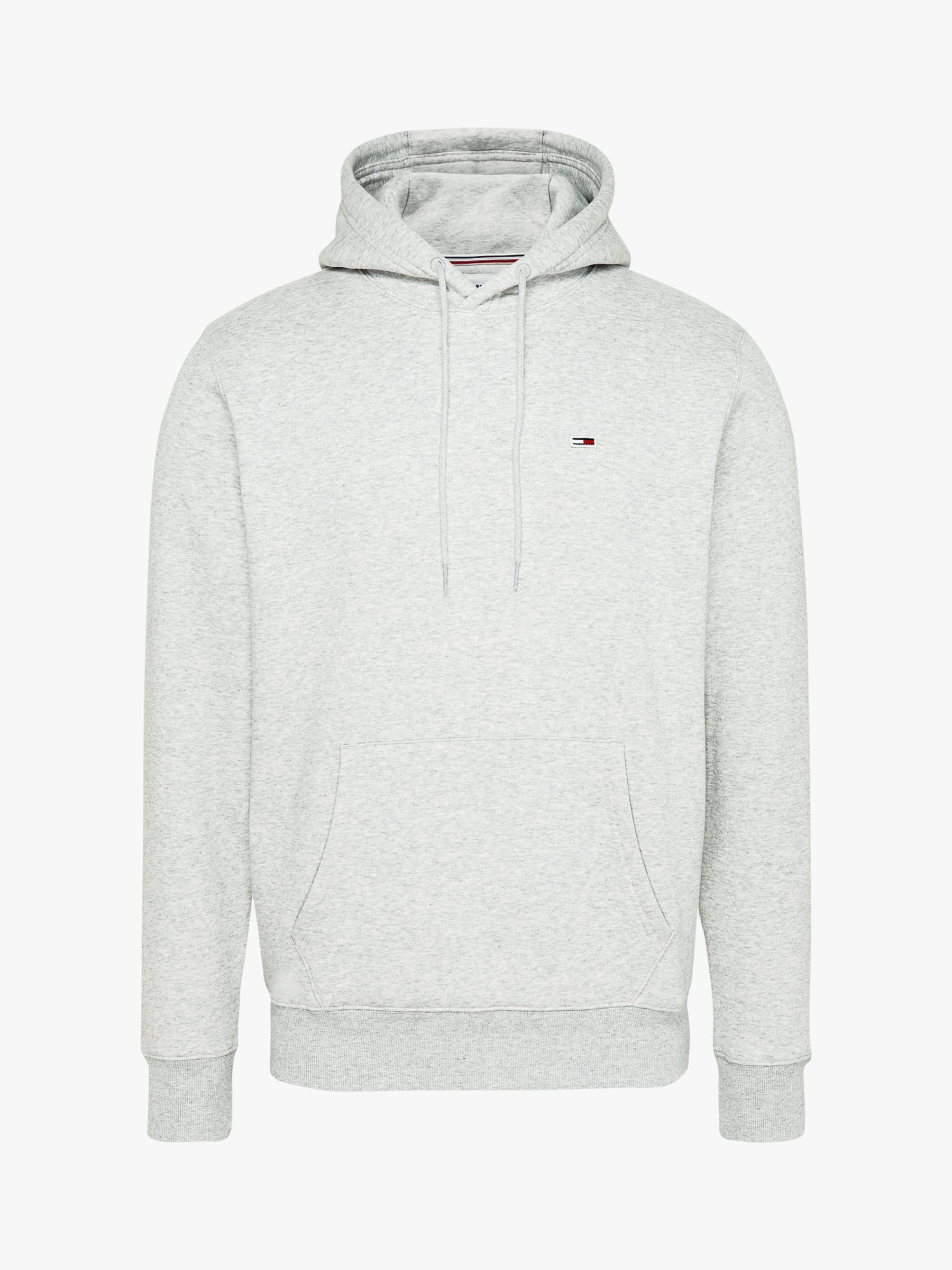 Tommy Hilfiger Small Flag Hoodie, Light Grey, XS