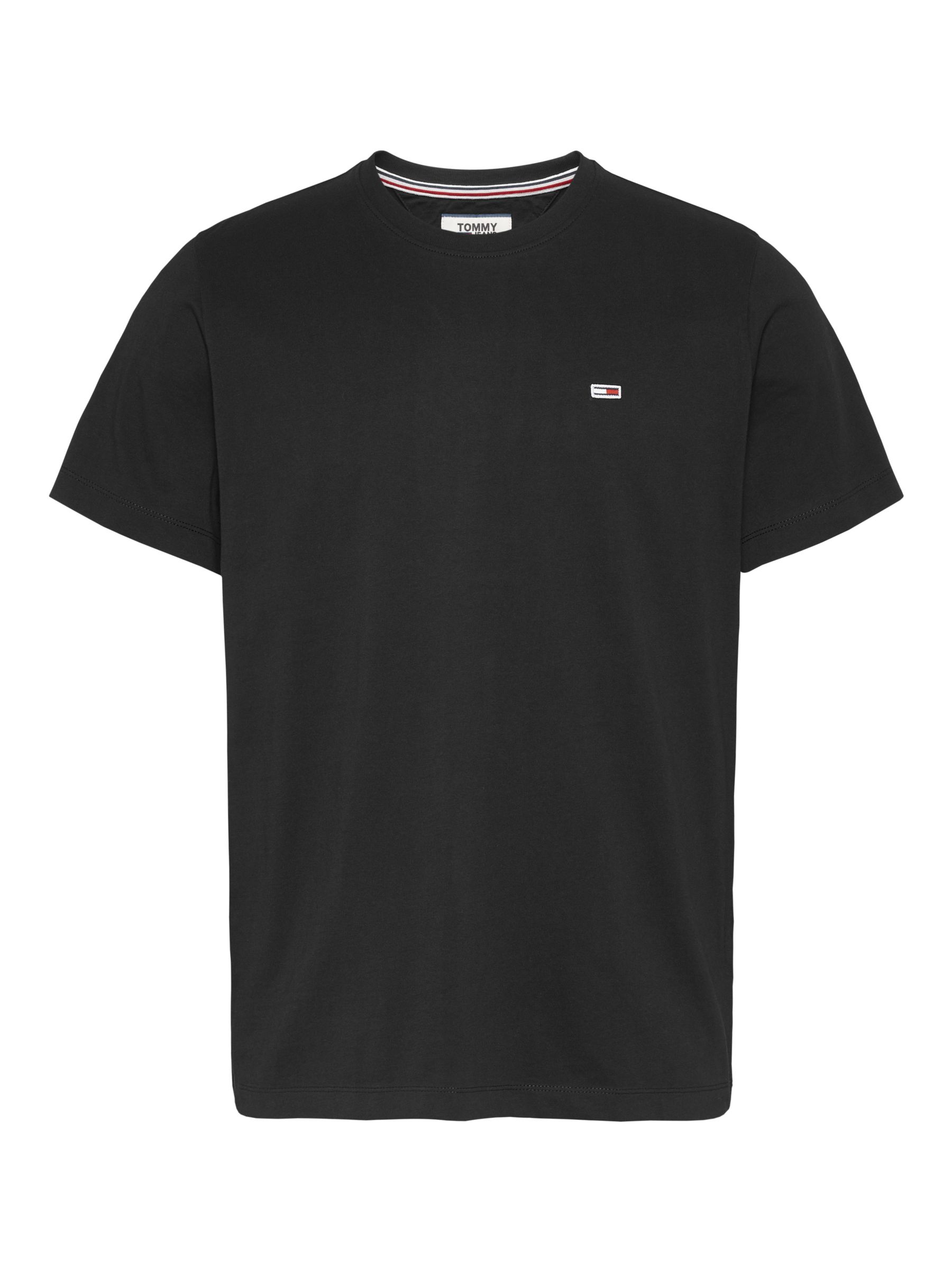 Buy Tommy Jeans Jersey Crew Neck Tee Online at johnlewis.com