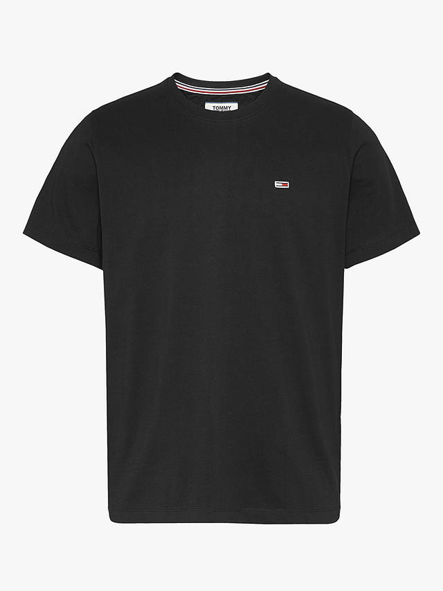 Tommy Jeans Jersey Crew Neck Tee, Black