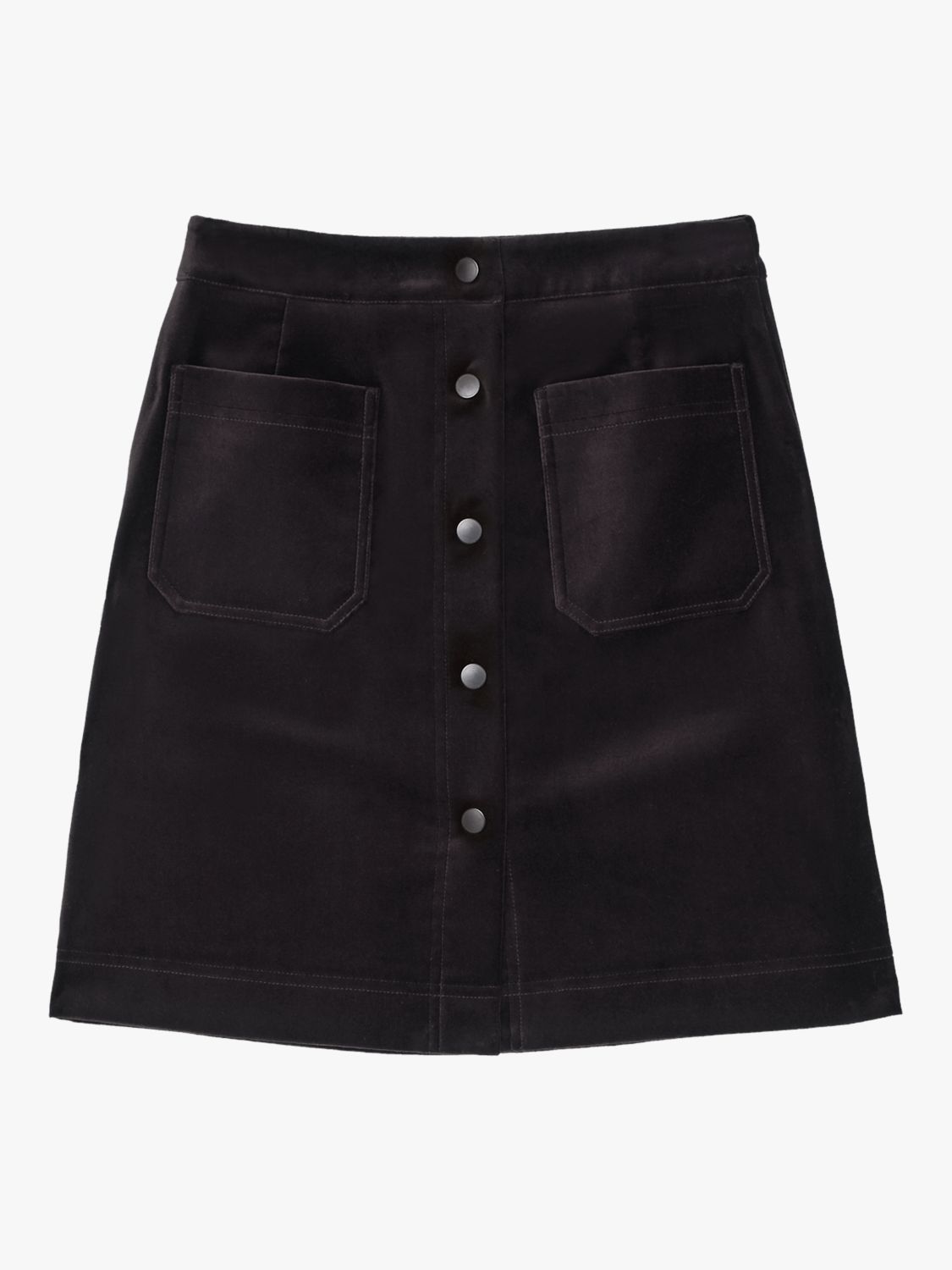 Jigsaw Velvet Button Mini Skirt