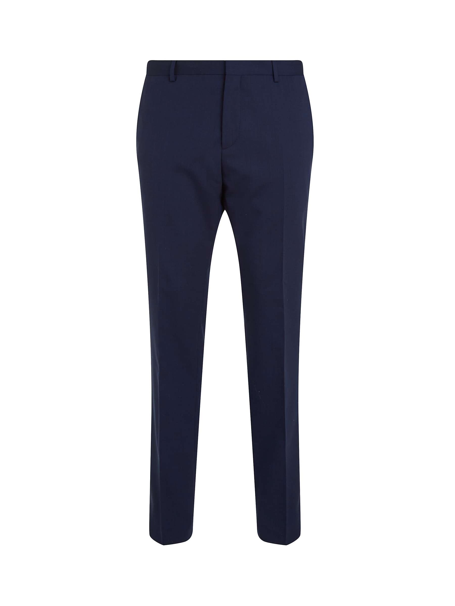 Buy Calvin Klein Slim Fit Stretch Wool Blend Trousers, Ink Blue Online at johnlewis.com