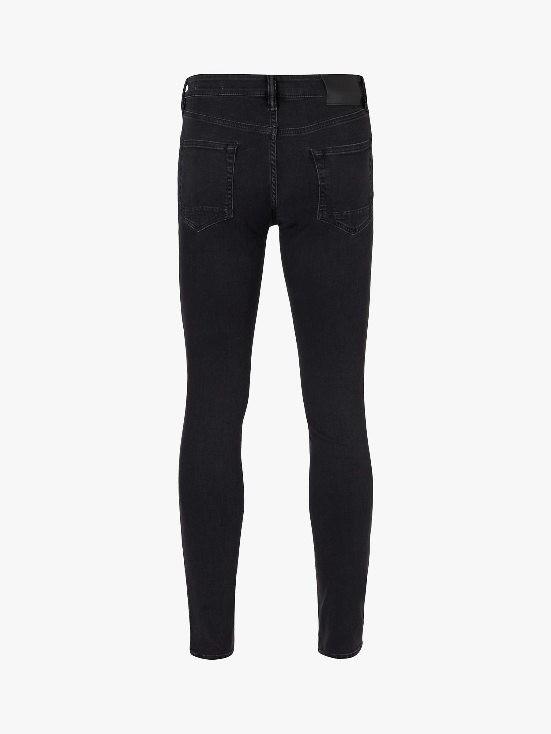 Buy AllSaints Ronnie Skinny Jeans, Washed Black Online at johnlewis.com