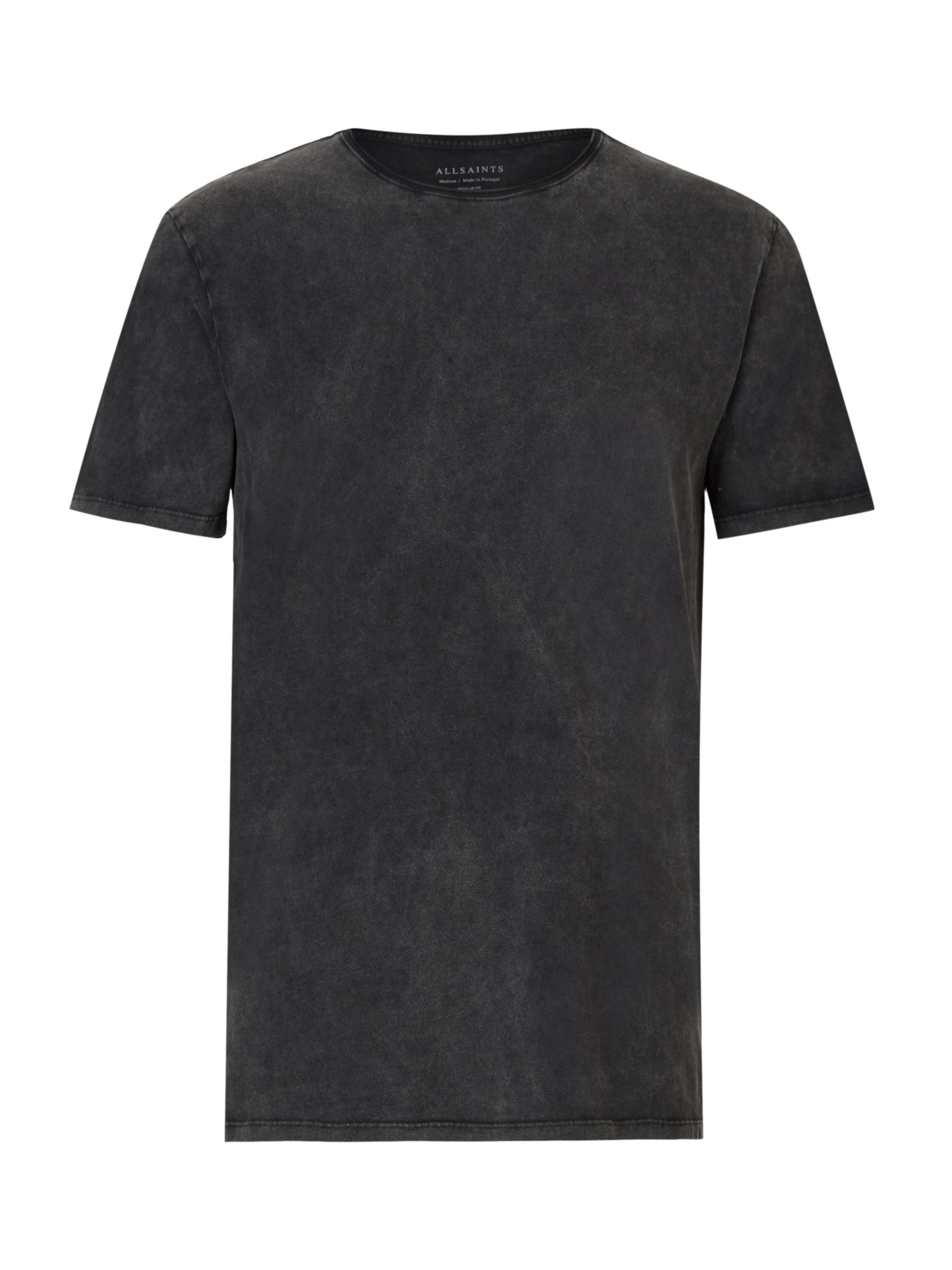 AllSaints Ossage T-Shirt, Soot Black Marl, £35.00