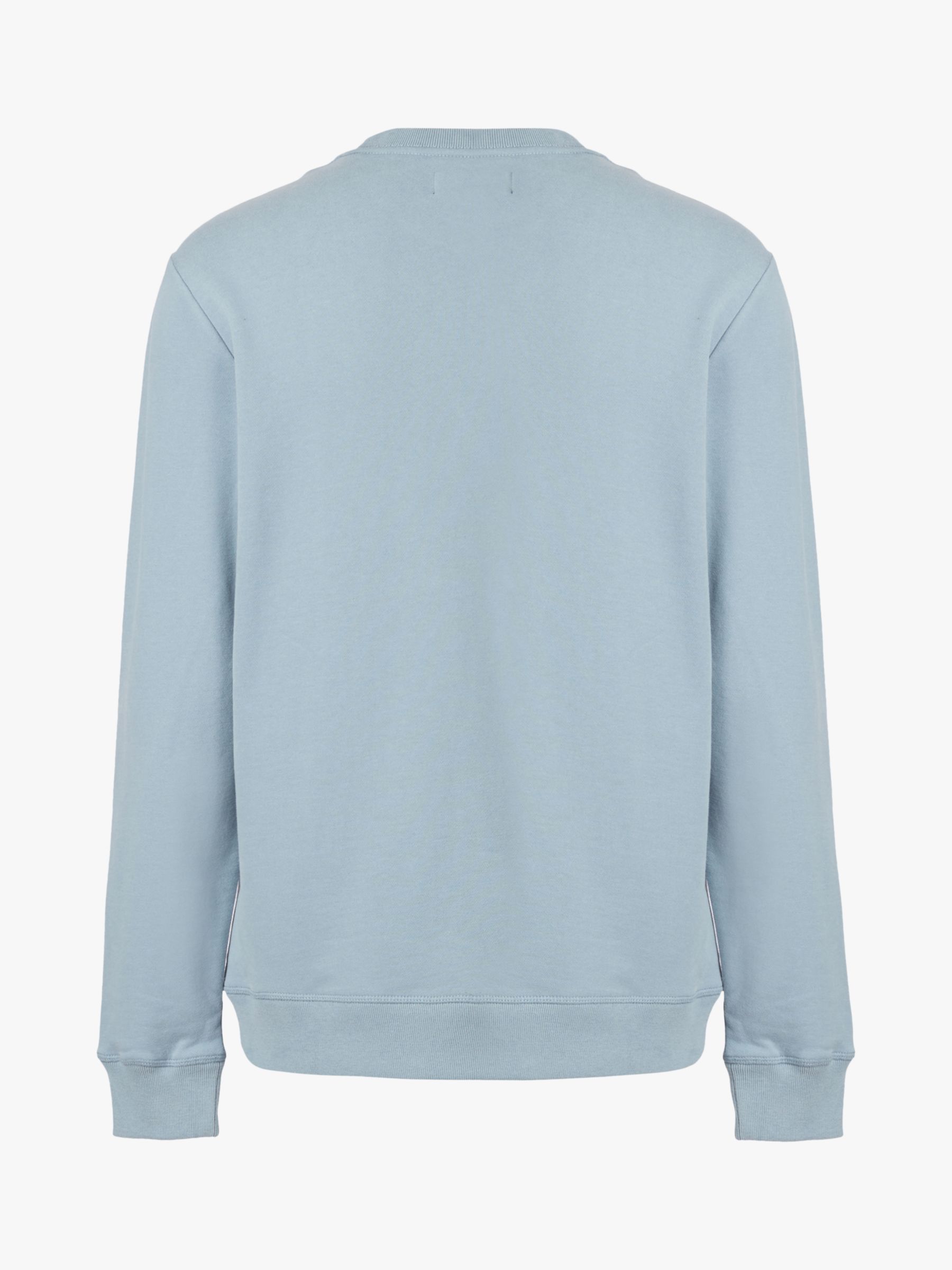 AllSaints Raven Crew Neck Sweatshirt, Force Blue