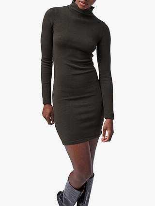 French Connection Babysoft Roll Neck Mini Dress