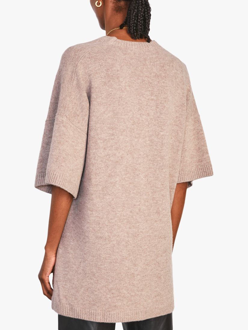 Cashmere Merino Deep V Neck Tunic