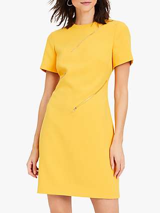 Damsel in a Dress Zaylee Zip Detail Dress, Mustard