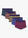 John Lewis & Partners Kids' Rugby Trunks, Pack of 5, Multi