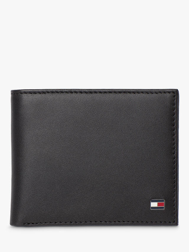 Tommy Hilfiger Eton Leather Mini Wallet, Black