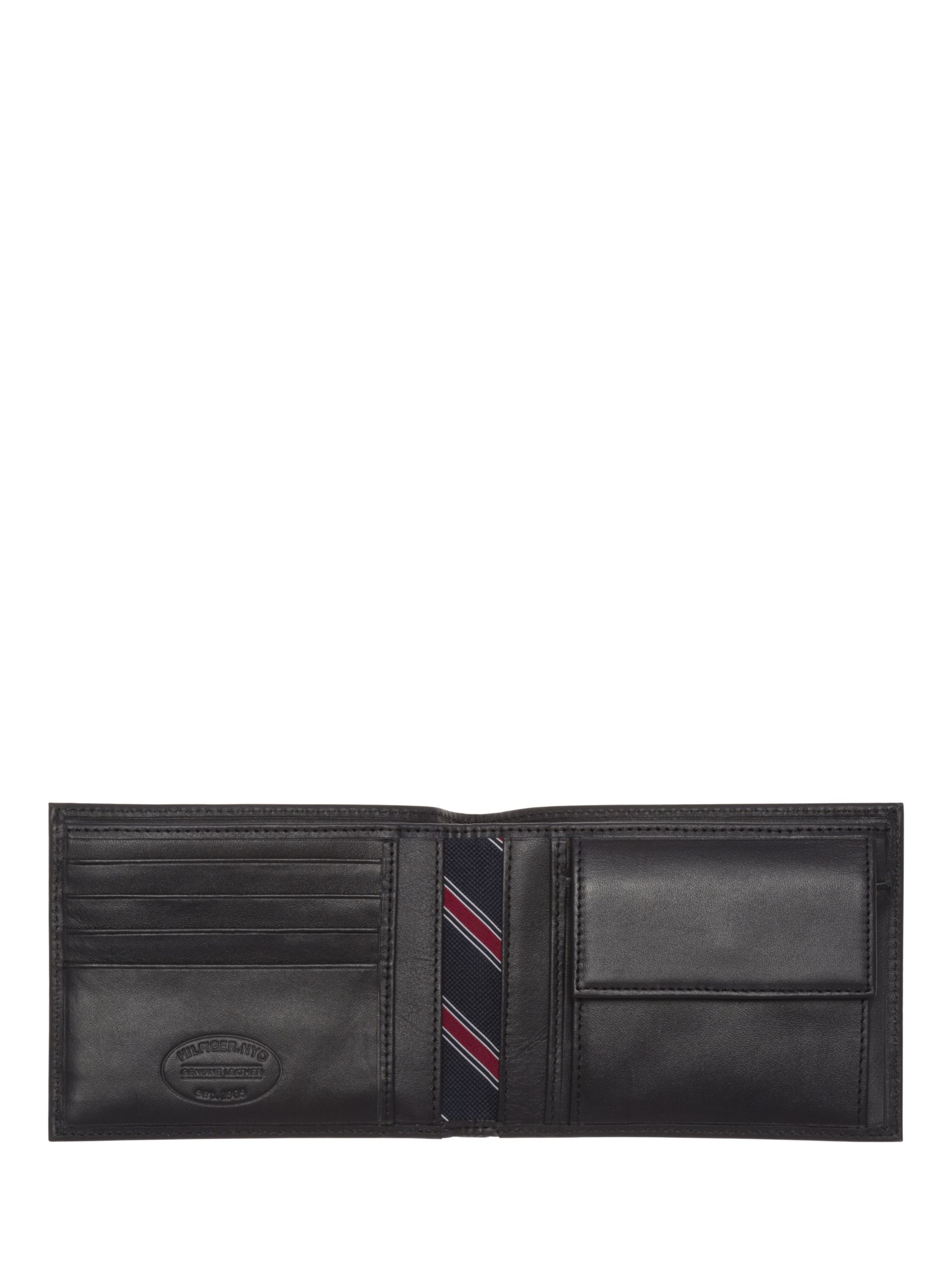 Tommy Hilfiger Eton Leather Coin Wallet, Black