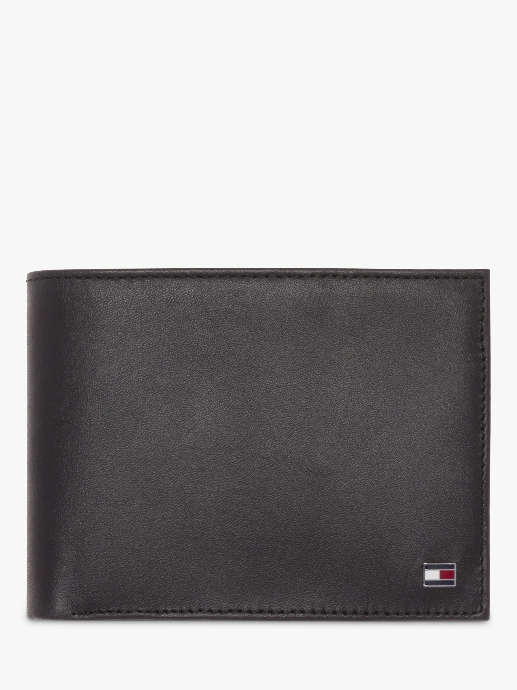Tommy Hilfiger Eton Leather Coin Wallet, Black