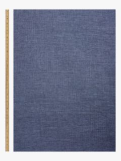 John Lewis Textured Weave Recycled Polyester Pair Blackout/Thermal Lined Eyelet Curtains, Navy, W117 x Drop 137cm