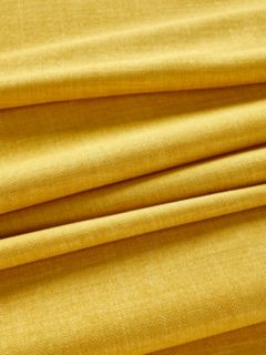 John Lewis Textured Weave Recycled Polyester Pair Blackout/Thermal Lined Eyelet Curtains, Citrine, W117 x Drop 137cm