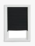 ANYDAY John Lewis & Partners Temporary Pleated Blackout Blind, Black